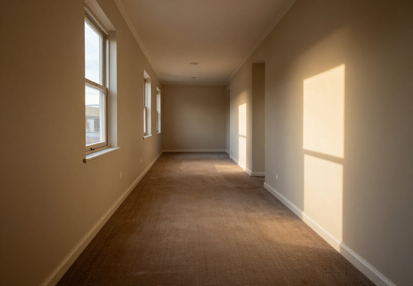 Restored Sadleir living room after flood damage repair